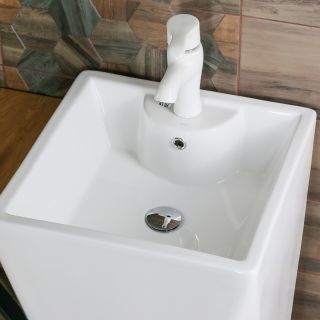 Напольная раковина Melana B156-805 47см белый